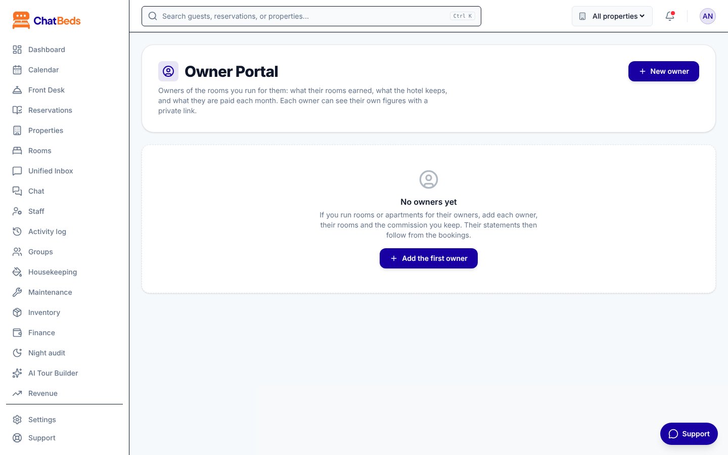 The Owner Portal